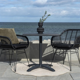 Blokhus sort havebord